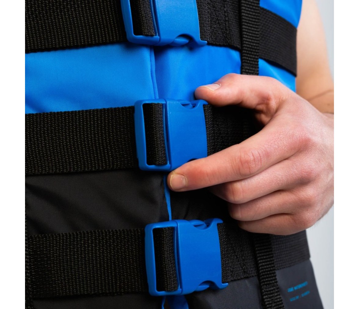 Chaleco salvavidas azul Jobe de 4 hebillas