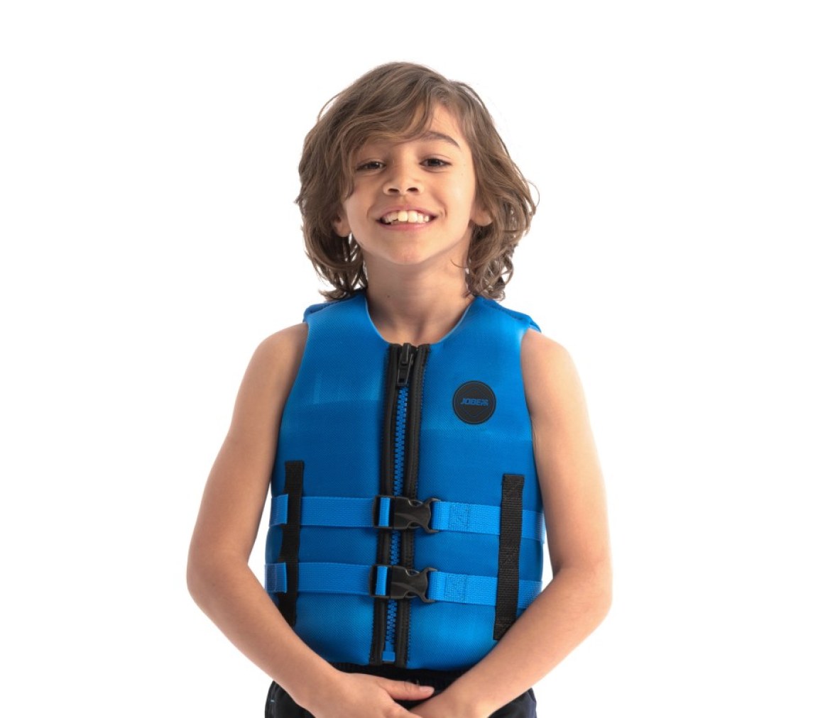 Chaleco salvavidas de neopreno para niños Jobe azul