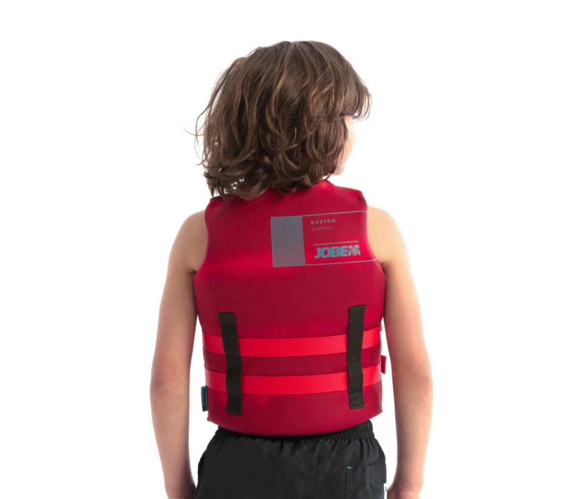 Chaleco salvavidas de neopreno para niños Jobe, rojo