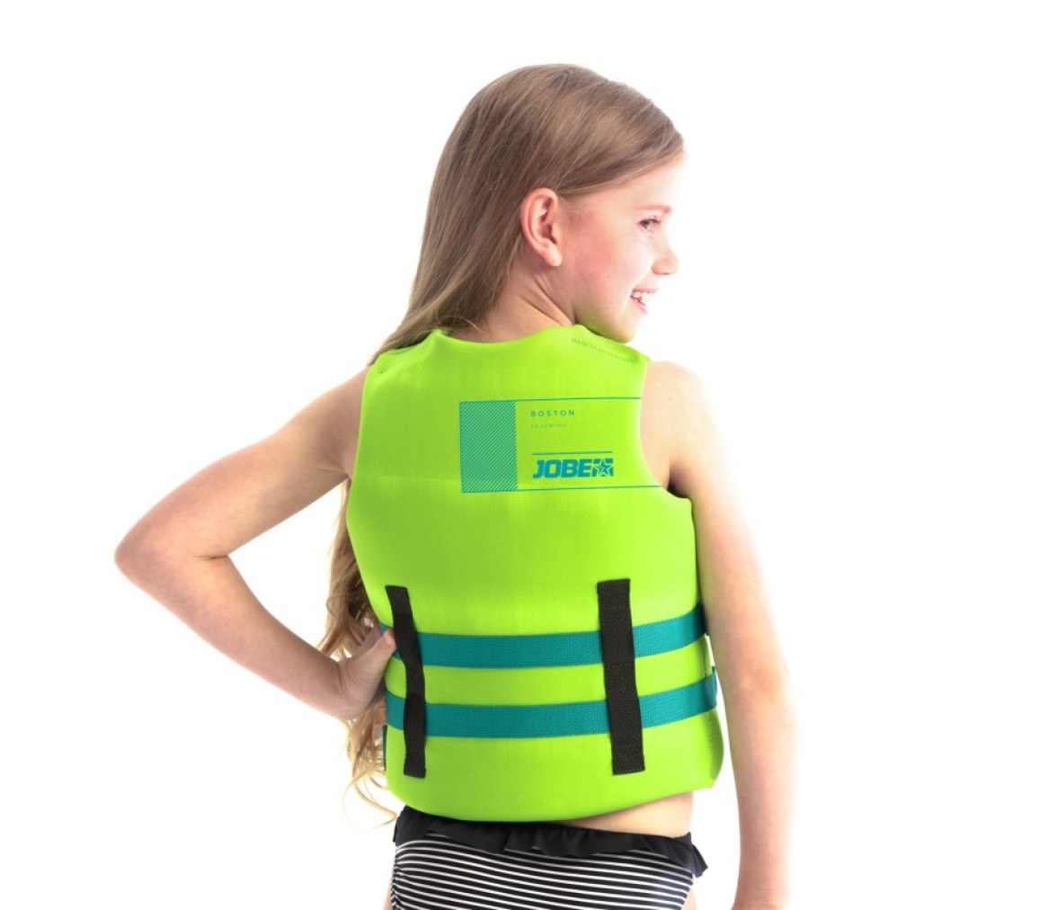 Chaleco Salvavidas de Neopreno para Niños Jobe Verde Lima