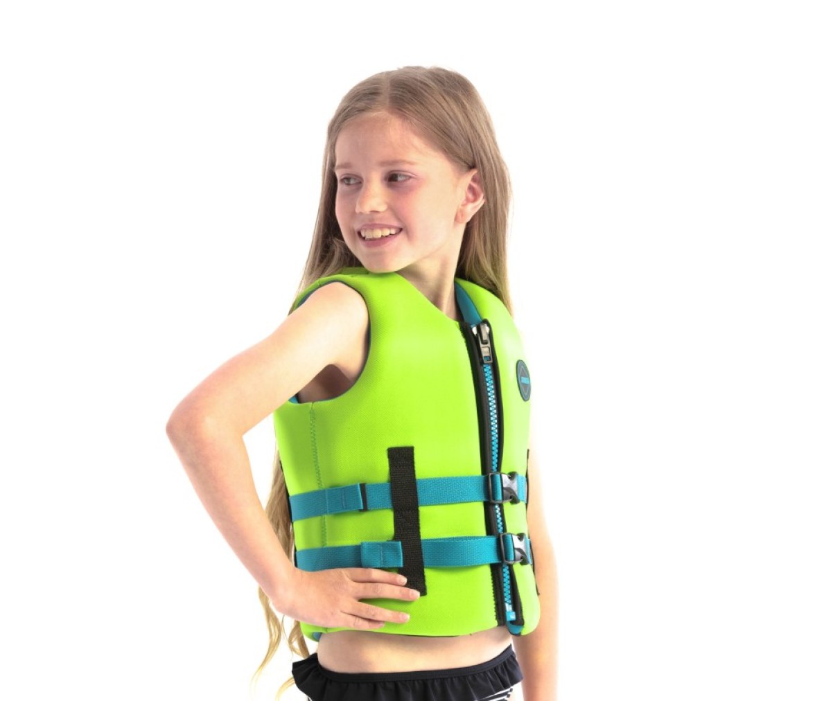 Chaleco Salvavidas de Neopreno para Niños Jobe Verde Lima