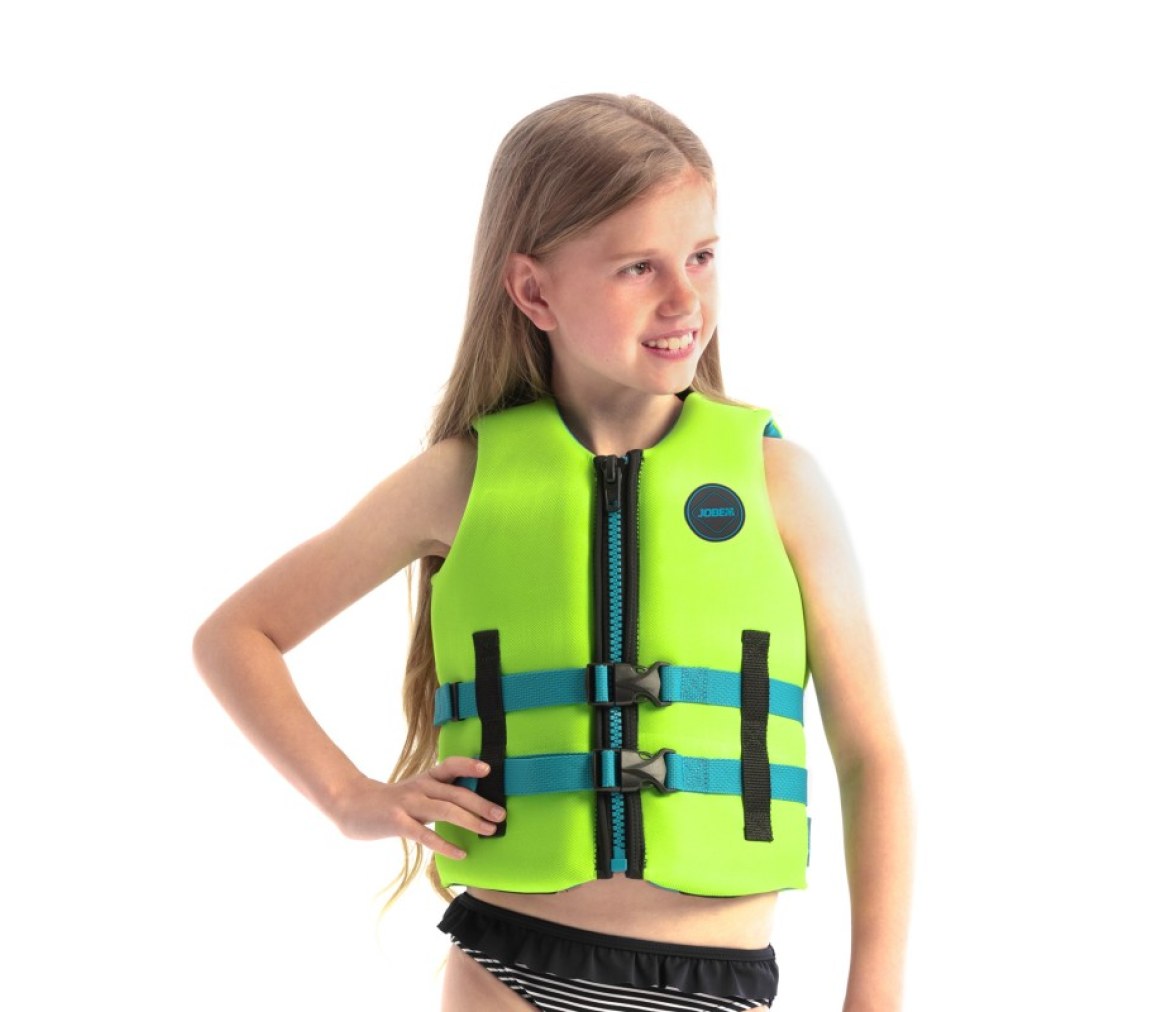 Chaleco Salvavidas de Neopreno para Niños Jobe Verde Lima