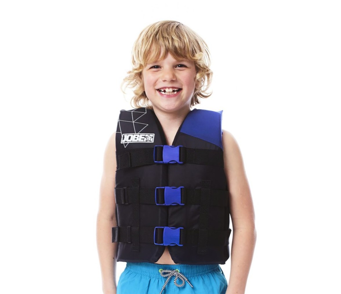 Chaleco salvavidas de nylon para bebé Jobe 0-30 lbs. Azul