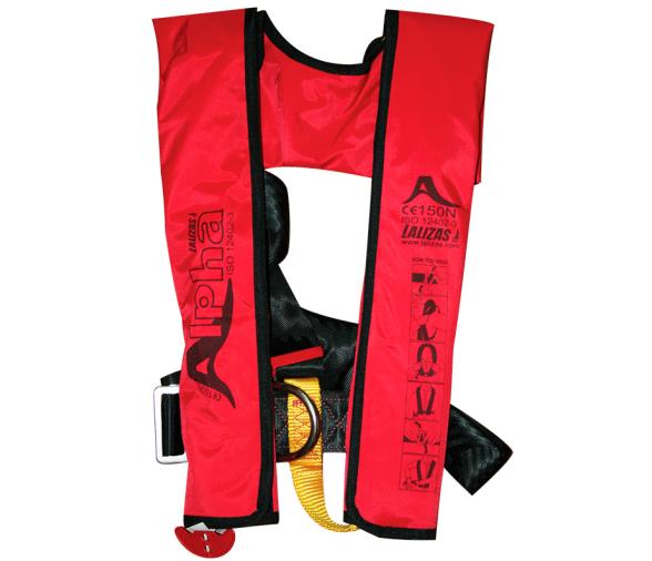 Chaleco Salvavidas Hinchable Alpha 170 N Lalizas