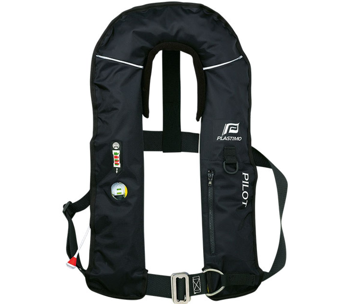Chaleco Salvavidas Hinchable Pilot Race 150N Adulto Plastimo