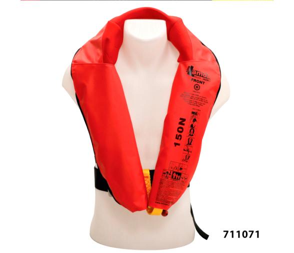 Chaleco Salvavidas Hinchable Solas Lamda 150N-275N Con Cremallera
