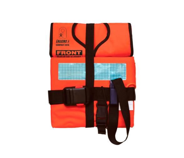 Chaleco Salvavidas Infantil Espuma Plegable Compacto LALIZAS, SOLAS/MED, Naranja