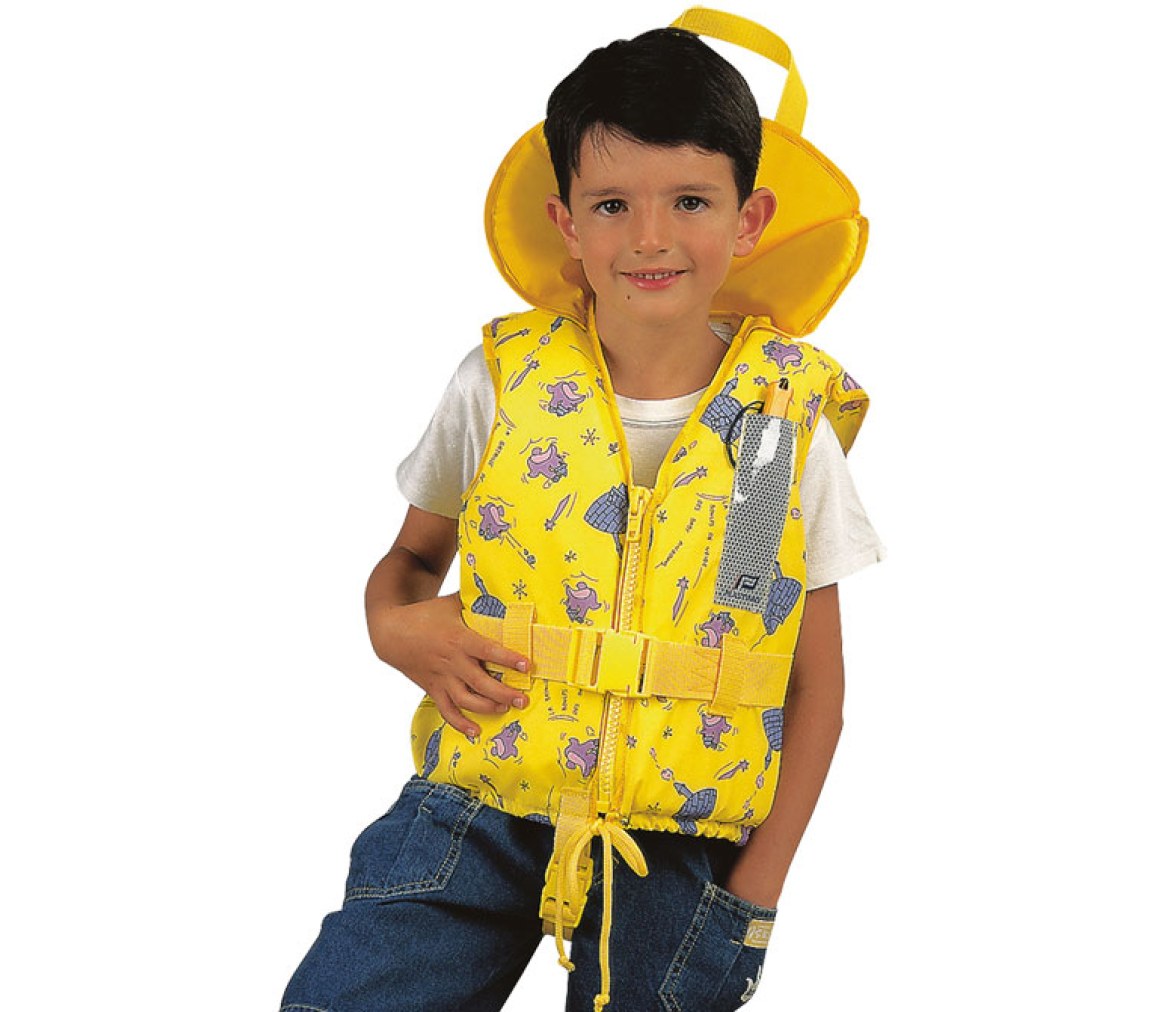 Chaleco Salvavidas Infantil Typhoon 100 N Amarillo Igloo Plastimo