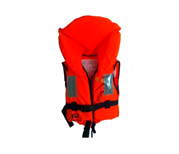 Chaleco Salvavidas Infantil Typhoon 100 N Naranja Liso Plastimo