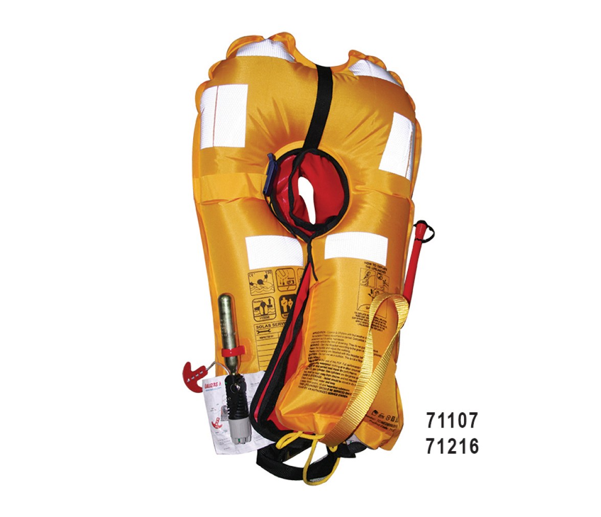 Chaleco salvavidas inflable Lamda LALIZAS, SOLAS/MED-MER