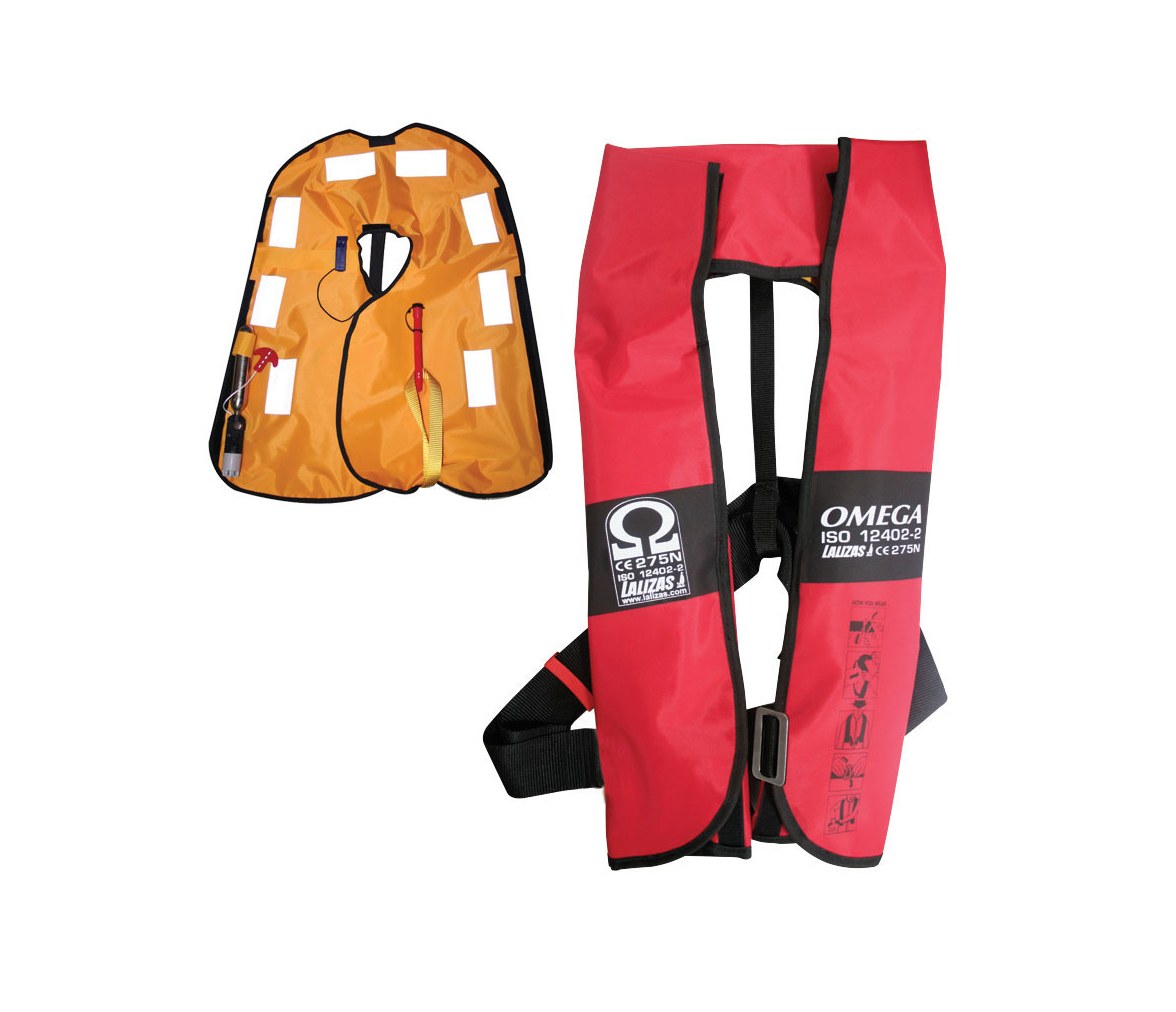 Chaleco Salvavidas Hinchable Omega 275N Lalizas
