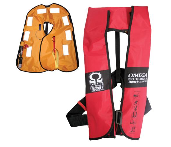 Chaleco Salvavidas Hinchable Omega 275N Lalizas