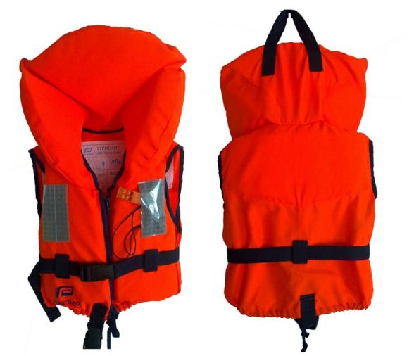Chaleco Salvavidas Infantil Typhoon 100 N Naranja Liso Plastimo
