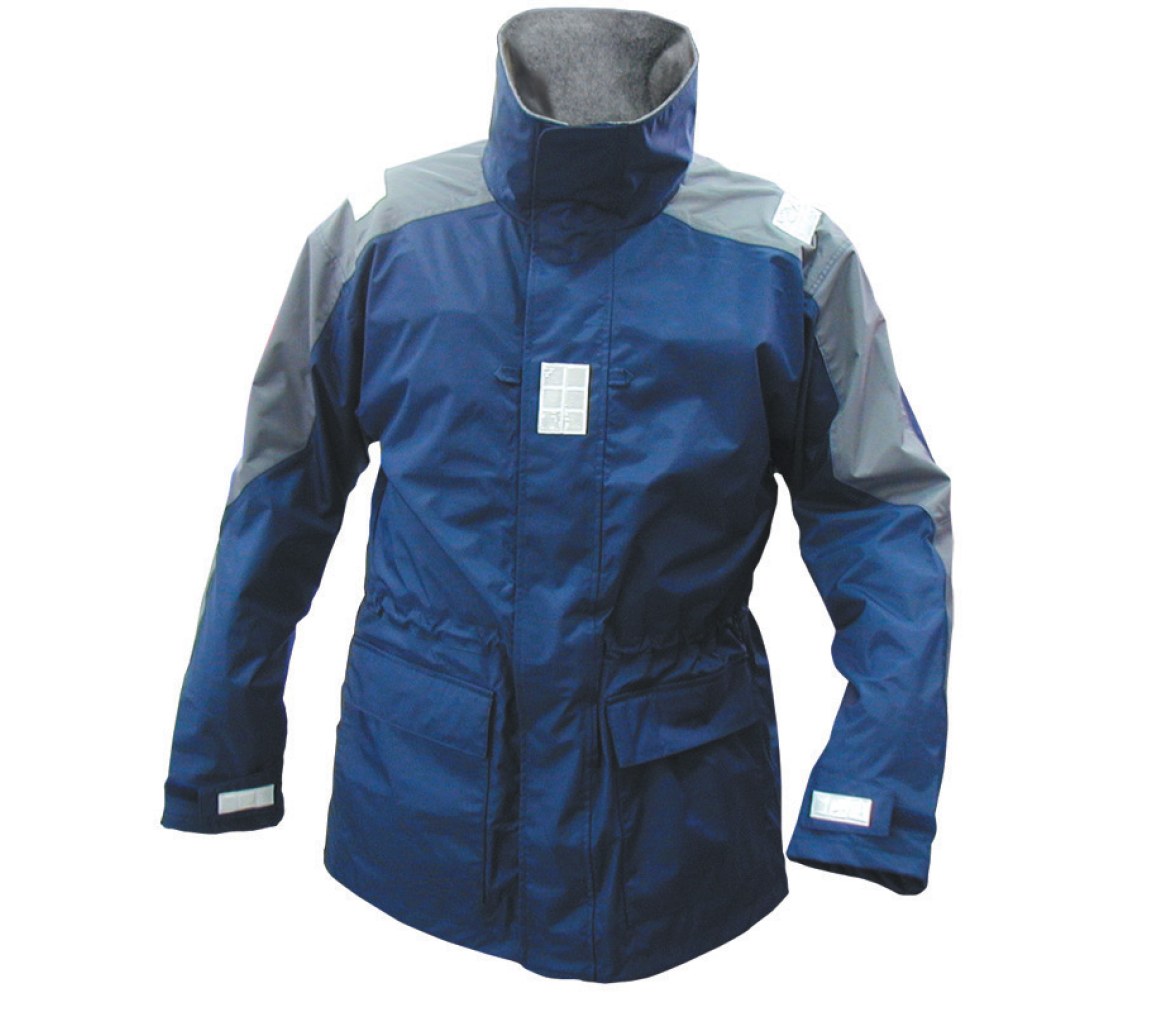 Chaqueta Sailing Adulto “IT”, roja/gris- M