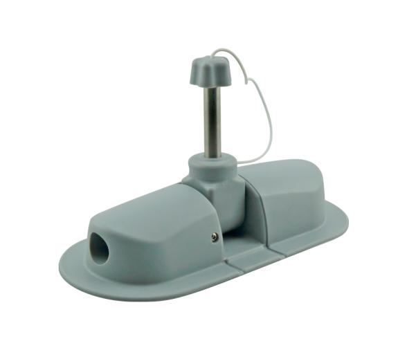 Chumacera Gris con Pin Metálico