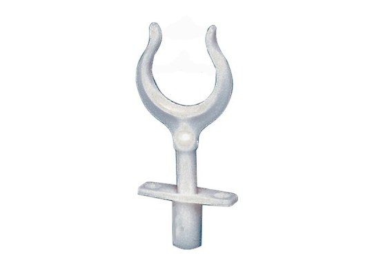 White nylon rowlocks