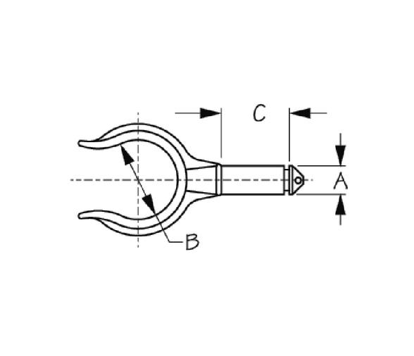 Chumaceras Nylon Blanco Diametro 51 mm
