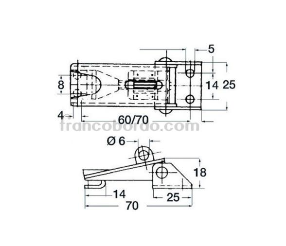 Cierre Ajustable de Acero Inox con Palanca
