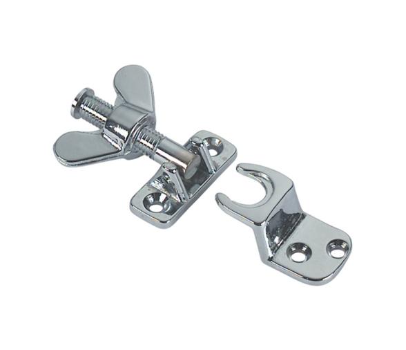 Cierre de ojo de buey en Laton Cromado