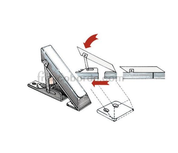 Cierre de Palanca de Acero Inox para Escotillas