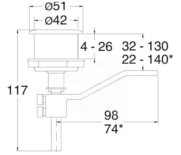 Cierre con palanca para winch