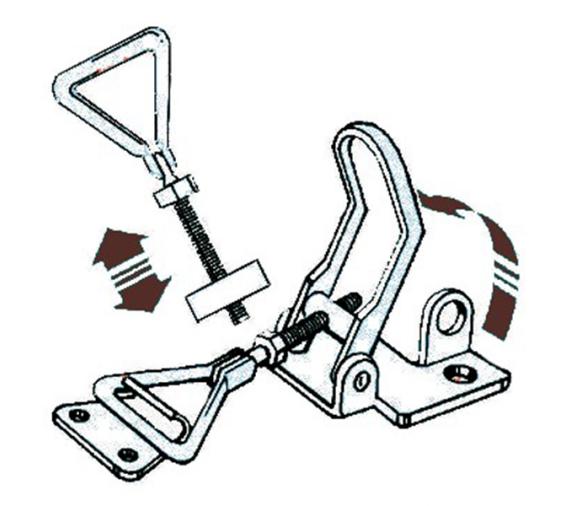 Cierre de Palanca Acero Inox Ajustable