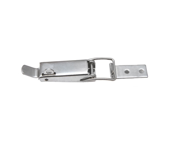 Stainless steel toggle fastener for hatches with padlock