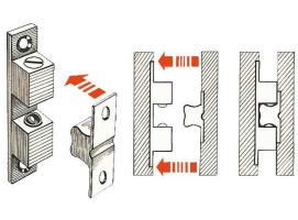 Cierre-Sujetapuertas Trinquete