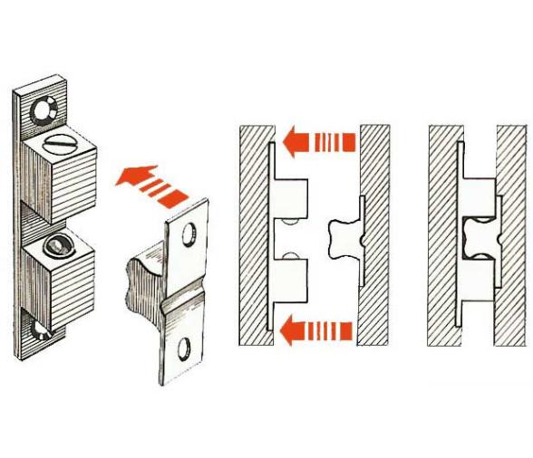 Cierre-Sujetapuertas Trinquete