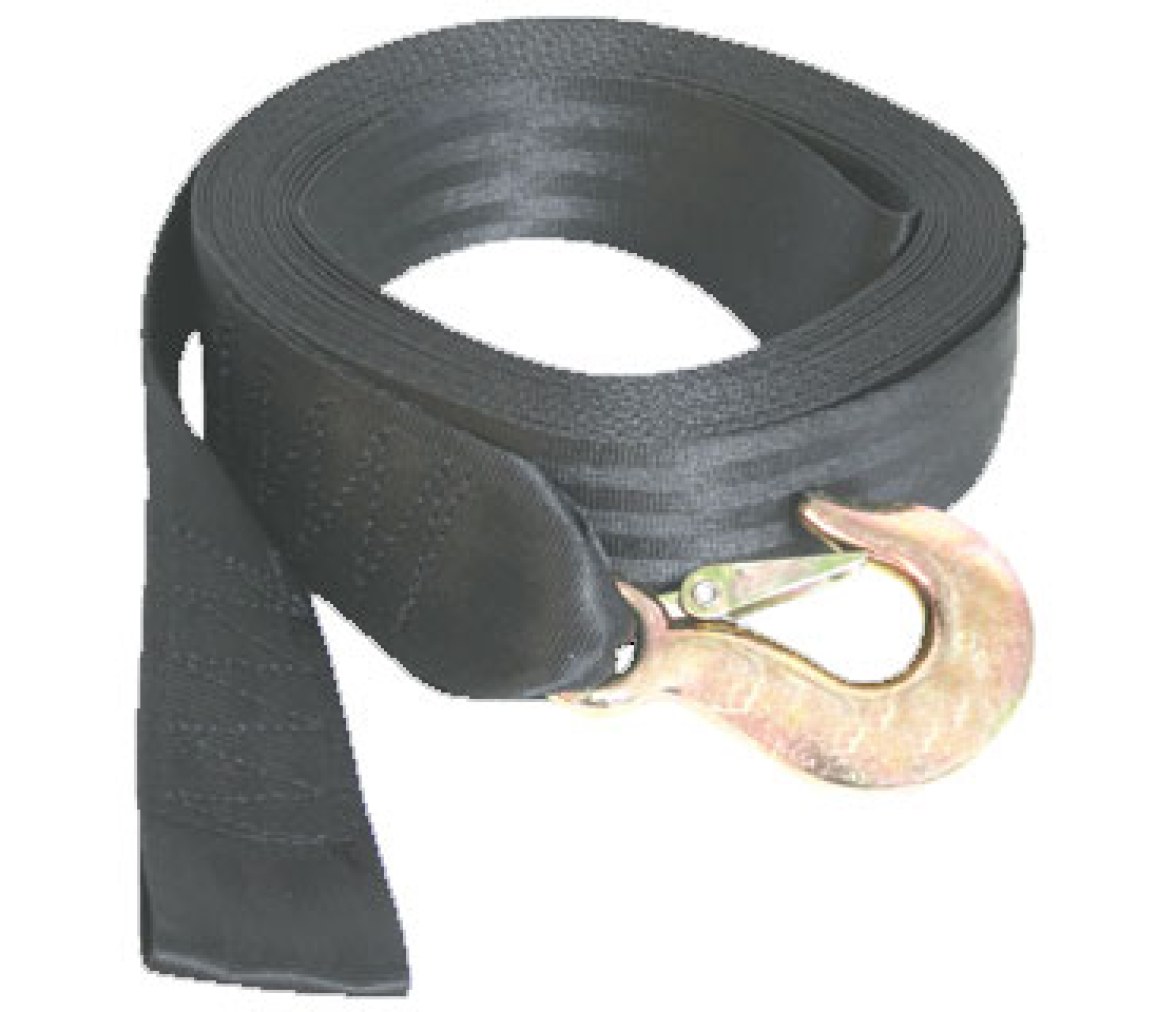 Cincha con Gancho para Winch de Remolque