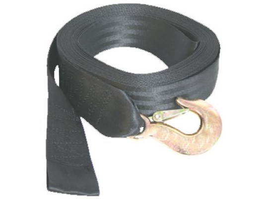 Cincha con Gancho para Winch de Remolque