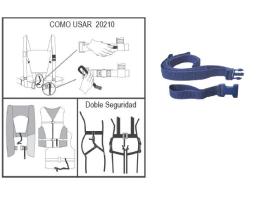 Cincha Entrepiernas Para Chalecos-Arnes Lalizas