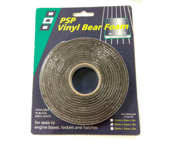 PSP Cinta Autoadhesiva Vinilo Aislamiento de Tapas y Cierres 6mmx3m