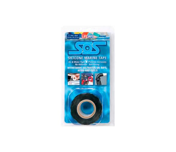 Cinta de Silicona Autofusionable Negra