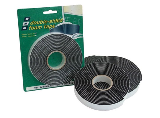Cinta Doble Cara de Espuma de Vinilo 25x3mm 3m