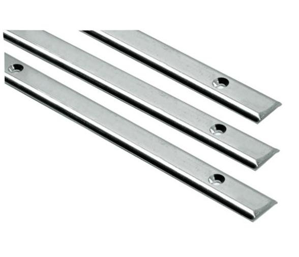 Cinton Perfil Redondeado Acero Inoxidable Pulido