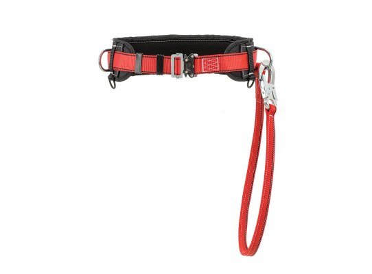Cinturón de bombero con línea de seguridad, M-XL (85-120 cm), EN358, CE