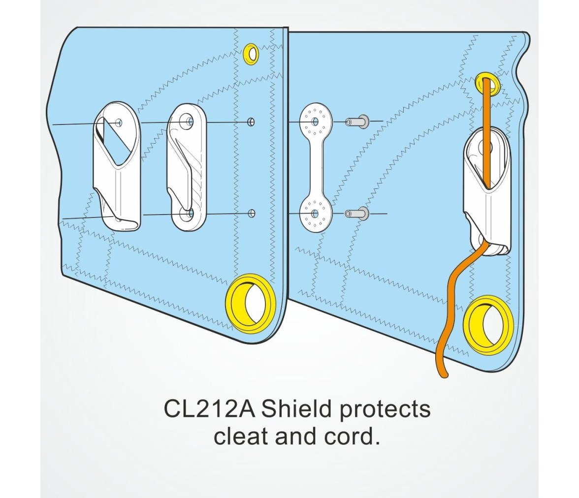 Clamcleat CL212 - Mordedor para línea de relinga