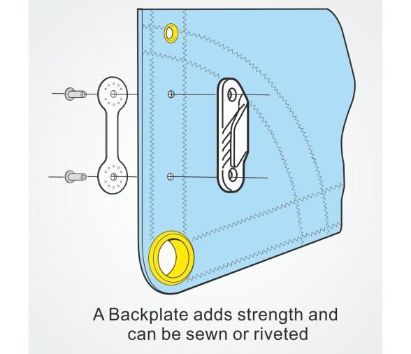 Clamcleat CL214W - Mordedor para línea de relinga