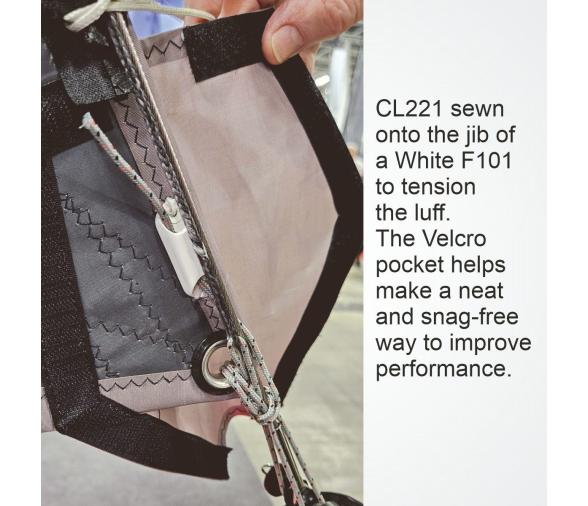 Clamcleat CL221 Mordedor para línea de relinga - Completo