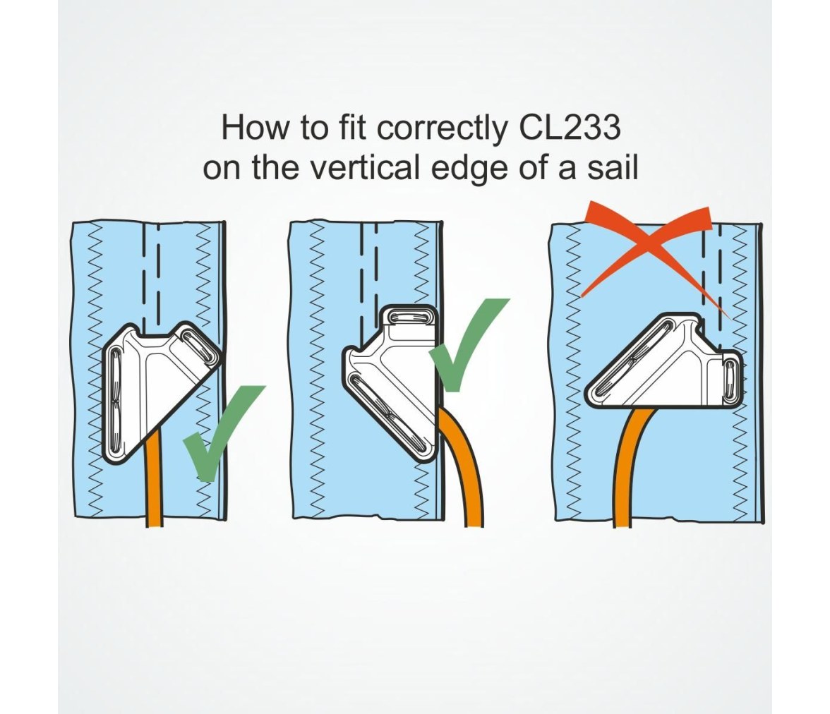 Clamcleat CL233 Mordedor de Línea de Vela