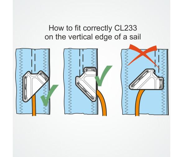 Clamcleat CL233 Mordedor de Línea de Vela