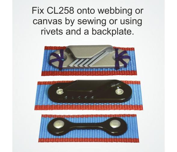Clamcleat CL258 Racing Fine Line (Estribor)