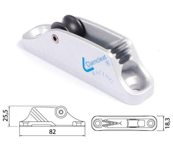 Clamcleat Mordedor Aluminio con Roldana CL236