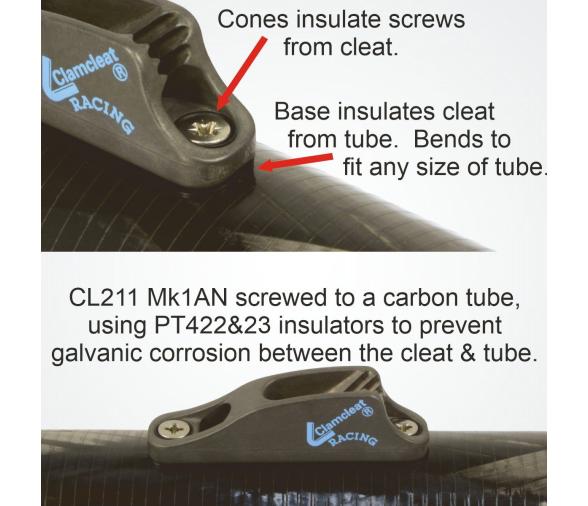 Clamcleat Mordedor CL211 MK1 Aluminio Anodizado Oscuro