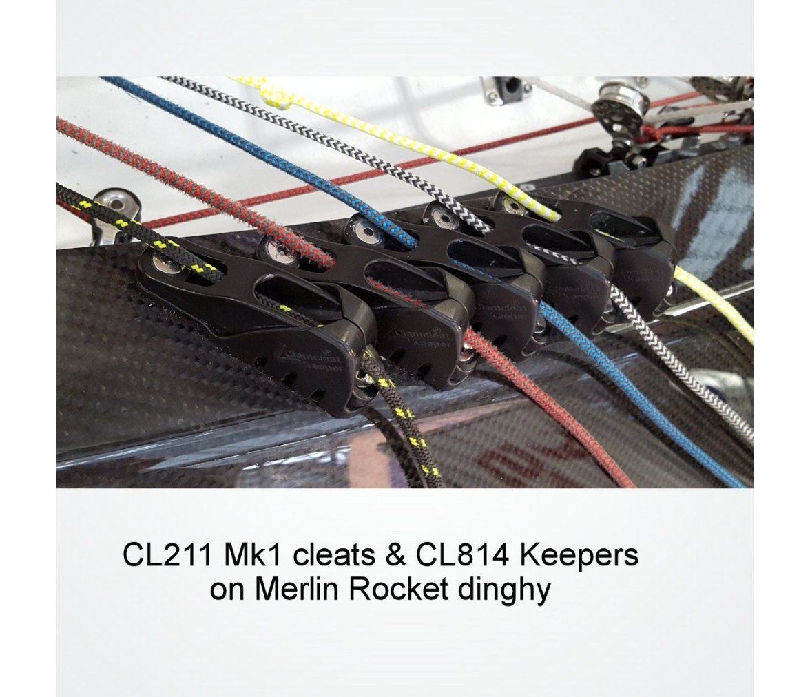 Clamcleat Mordedor CL211 MK1 Aluminio Anodizado Oscuro