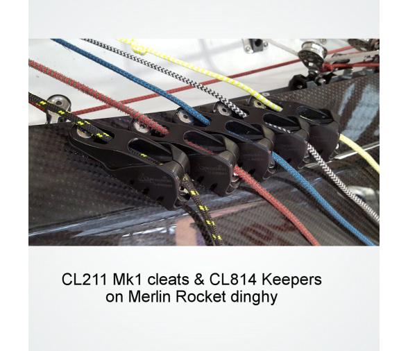 Clamcleat Mordedor CL211 MK1 Aluminio Anodizado Oscuro