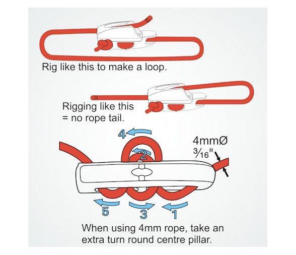Clamcleat Mordedor CL826-72 Aero cleat con CL272