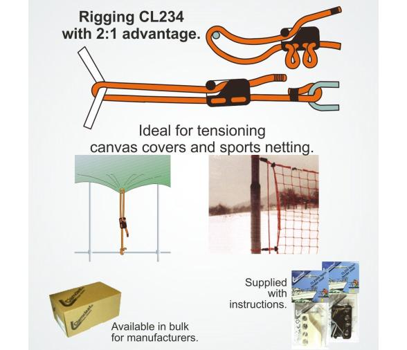 Clamcleat Mordedor para Defensas CL234 / Mordedor de Lazo Grande