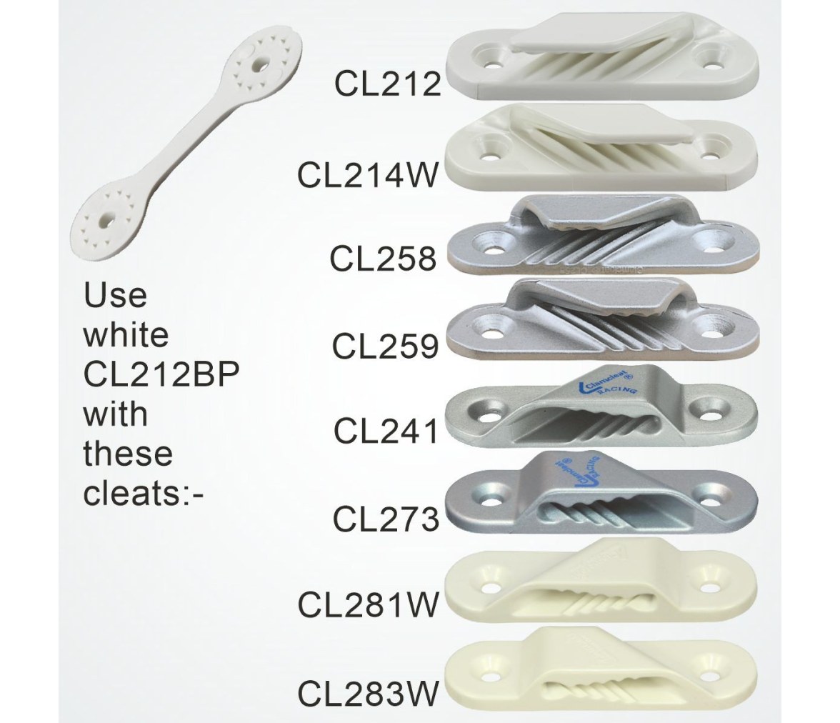 Clamcleat Placa posterior CL212BP